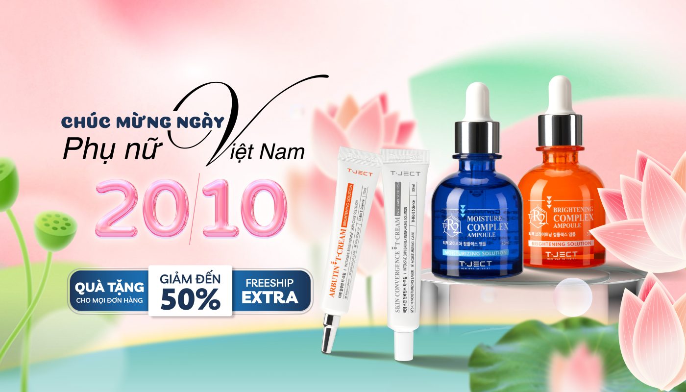 T.JECT Cosmetic chúc mừng ngày Phụ nữ Việt Nam